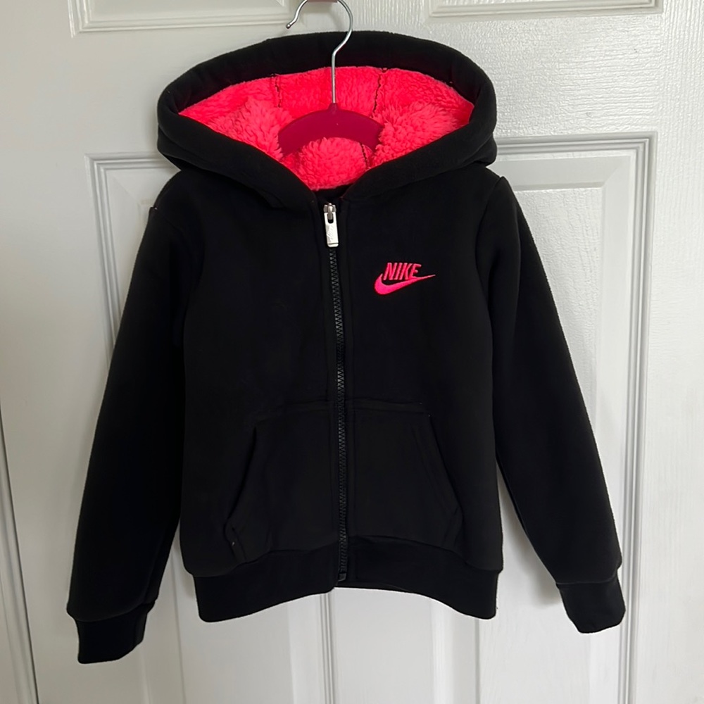 NEW Nike Girls Sherpa Lined Jacket Size 5